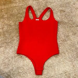 ROSIE ASSOULIN RED BODYSUIT